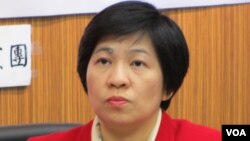 台联党立委 黄文玲(美国之音 张永泰拍摄)
