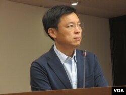 台湾在野党民进党立委赵天麟(美国之音张永泰拍摄)