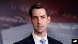 共和党联邦参议员科顿(资料照)