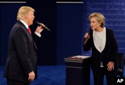 2016年10月9日,美国第二场总统候选人辩论。