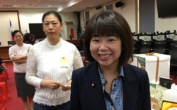 立法委员林丽婵。 (齐勇明拍摄)