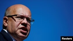 德国经济部长阿尔特迈尔(路透社2018年6月6日)