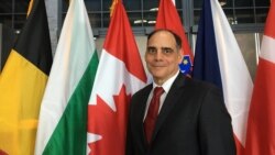 美国智库传统基金会负责国家安全与外交政策研究的副总裁卡拉法诺(James Jay Carafano)(美国之音黎堡摄)