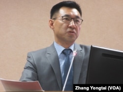 台湾在野党国民党立委江启臣(资料照片)