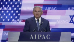 资料照:民主党联邦参议员梅嫩德斯(Sen. Bob Menendez, D-NJ)