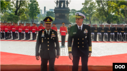 美军印太司令部司令戴维森上将2018年10月17日在泰国访问(美军照片)