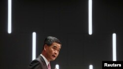 Trưởng quan hành chính Hồng Kông Lương Chấn Anh.