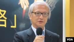 香港中国维权律师关注组副主任张耀良律师(美国之音张永泰拍摄)