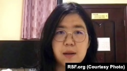 中国公民记者张展 (照片来源:无国界记者网站)