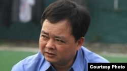 Luật sư Hà Huy Sơn, đại diện pháp lý cho blogger Đinh Nhật Uy.