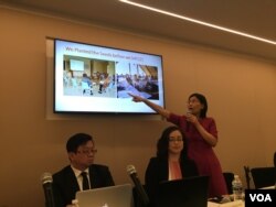 前台湾派驻非洲医疗团队成员王秀珠药师 (美国之音钟辰芳拍摄)