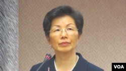 台湾陆委会主委张小月(美国之音张永泰拍摄)