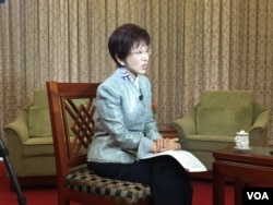 台湾立法院副院长洪秀柱接受美国之音专访时,谈及国民党未来,两岸政策,以及有争议的国民党总统候选人“换柱”问题。