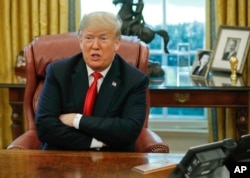 美国总统特朗普在白宫 (2018年10月10日)
