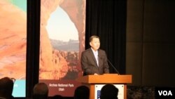 台湾外交部次长高振群(美国之音杨明拍摄)