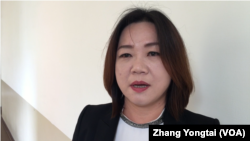 台湾在野党国民党立委马文君(美国之音张永泰拍摄)