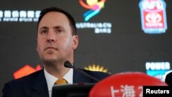 乔博2018年5月17日在上海访问(路透社)