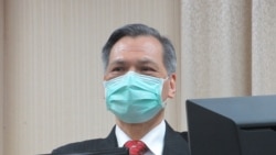 台湾国家安全局长陈明通(美国之音张永泰拍摄)