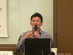 台湾中研院社会所研究员林宗弘。（陈筠摄）