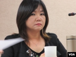 执政党国民党立委马文君(美国之音张永泰拍摄)