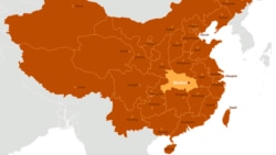 美国疾病控制与预防中心(CDC)发表的武汉肺炎疫情地图将台湾与中国大陆标为同一颜色(CDC网站)