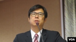 台湾在野党民进党立委陈其迈(美国之音张永泰拍摄)