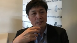 日本东京大学高等亚洲研究所教授松田康博2019年10月23日在华盛顿接受美国之音专访(美国之音锺辰芳拍摄)