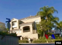 位于美国加州洛杉矶县的一个月子中心(美国之音国符拍摄)
