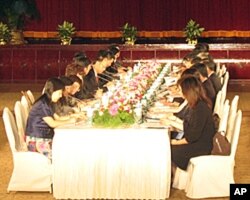 海基会和海协会联合会议现场,