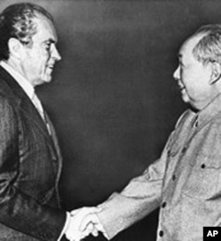 毛泽东和尼克松 (资料照片)