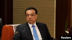 中国总理 李克强 在北京中南海 (资料照片)