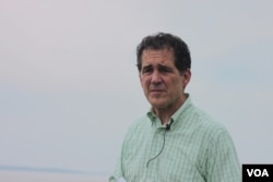 房地产商格雷格•加勒特(VOA卫视袁美拍摄)