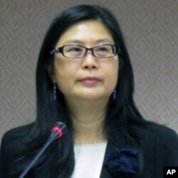 台湾陆委会主委 赖幸媛在立法院谈一国两区