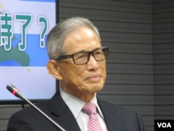 台湾前外长欧鸿鍊(美国之音张永泰拍摄)