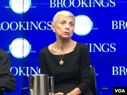 迈阿密大学政治学教授金德芳 (美国之音钟辰芳拍摄)