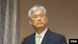 台湾陆委会主委夏立言(美国之音张永泰拍摄)