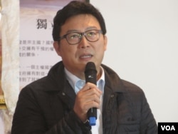 台湾执政党民进党立委姚文智(美国之音张永泰拍摄)