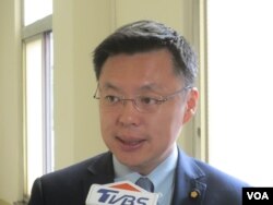 台湾执政党民进党立委赵天麟(美国之音张永泰拍摄)