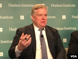 前白宫国安会亚太事务资深主任韦德宁 (美国之音钟辰芳拍摄)