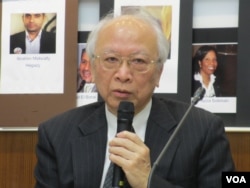 台湾声援中国人权律师网络召集人郭吉仁律师 (美国之音张永泰拍摄)