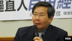 台联党立委许忠信(美国之音张永泰拍摄)
