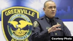 时任北卡州格林威尔警察局局长的哈桑·阿登(北卡格林威尔警察局图片)