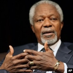 联合国-阿拉伯国家联盟叙利亚问题特使科菲·安南(资料照片)