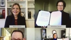 美台签署“国际教育合作“备忘录(2020年12月2日)(台湾外交部照片)