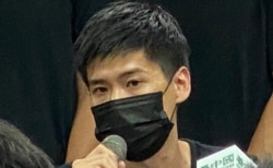 民主派立法会初选超级区议会胜选人、荃湾区议员岑敖晖 (美国之音/汤惠芸)