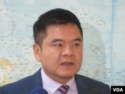 民进党立委莊瑞雄(美国之音张永泰拍摄)