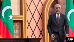 资料照片: 马尔代夫总统穆罕默德· 穆伊兹