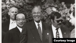 李登辉访问母校康奈尔大学 (图片来源:康奈尔大学)