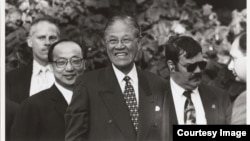 李登辉访问母校康奈尔大学 (图片来源:康奈尔大学)