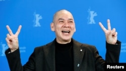 台湾电影导演蔡明亮在第70届柏林国际电影节上。(2020年2月27日)